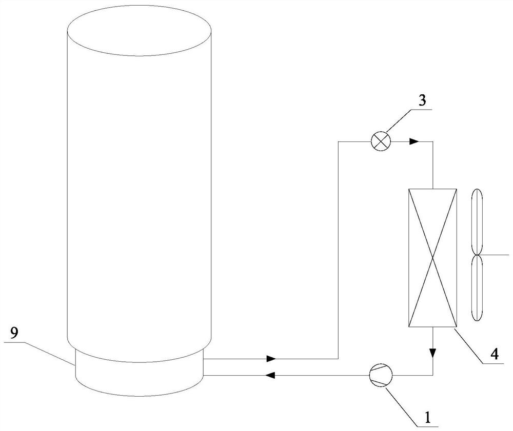 Fluorine cold wall type heat pump water heating device