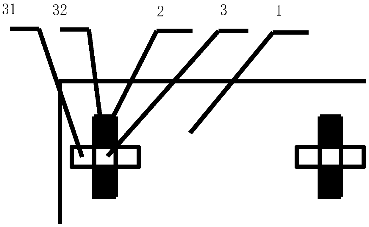 Foundation pile detecting device