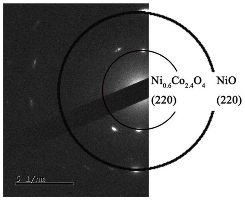 Carbon cloth-supported nickel-cobalt-oxygen nanosheet composite material and its preparation method and electrode application