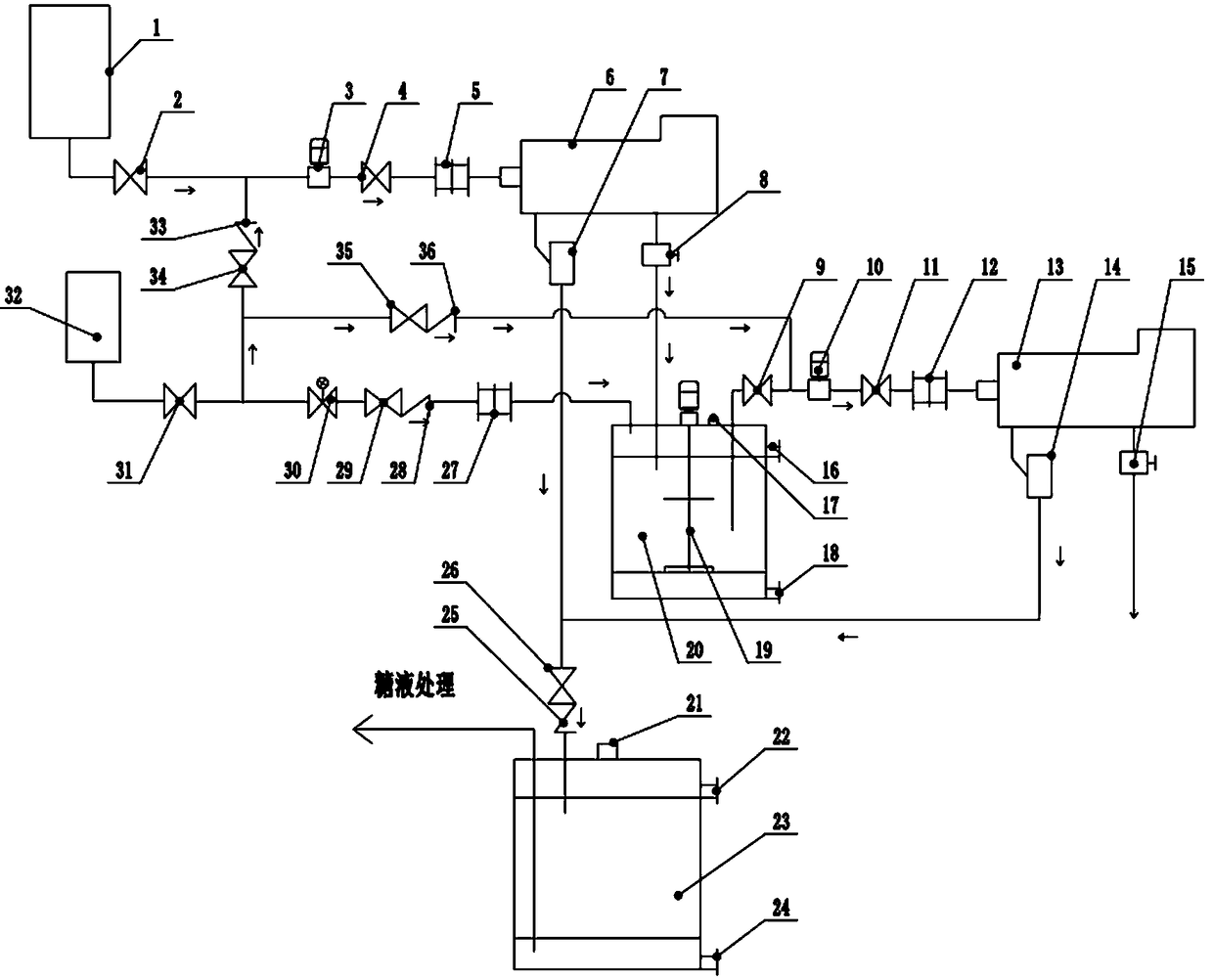 Centrifugal filtering system for mud juice from cane sugar factory