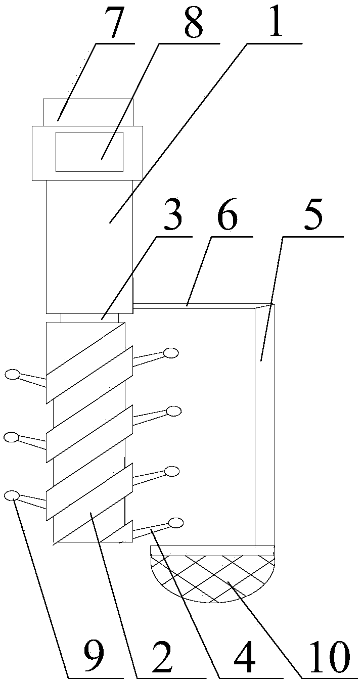 An electronically controlled oil well wall fishing equipment