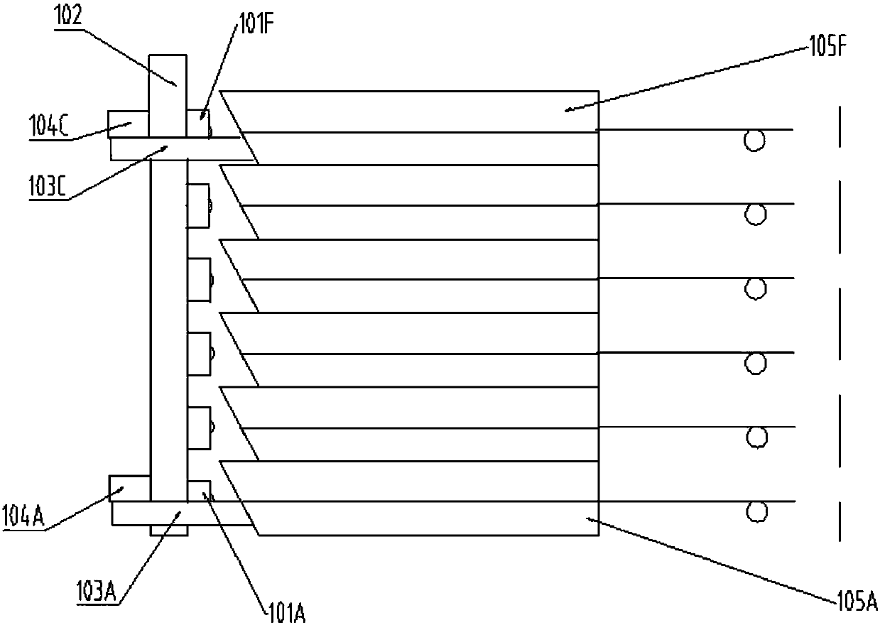 Two-dimensional array collimator with micro interval and high density and preparation method thereof