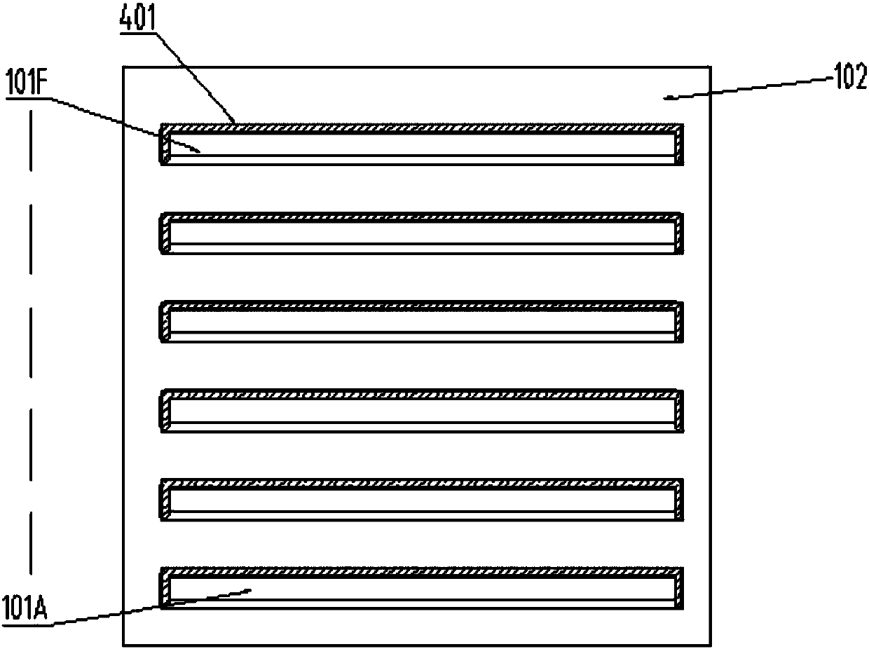 Two-dimensional array collimator with micro interval and high density and preparation method thereof