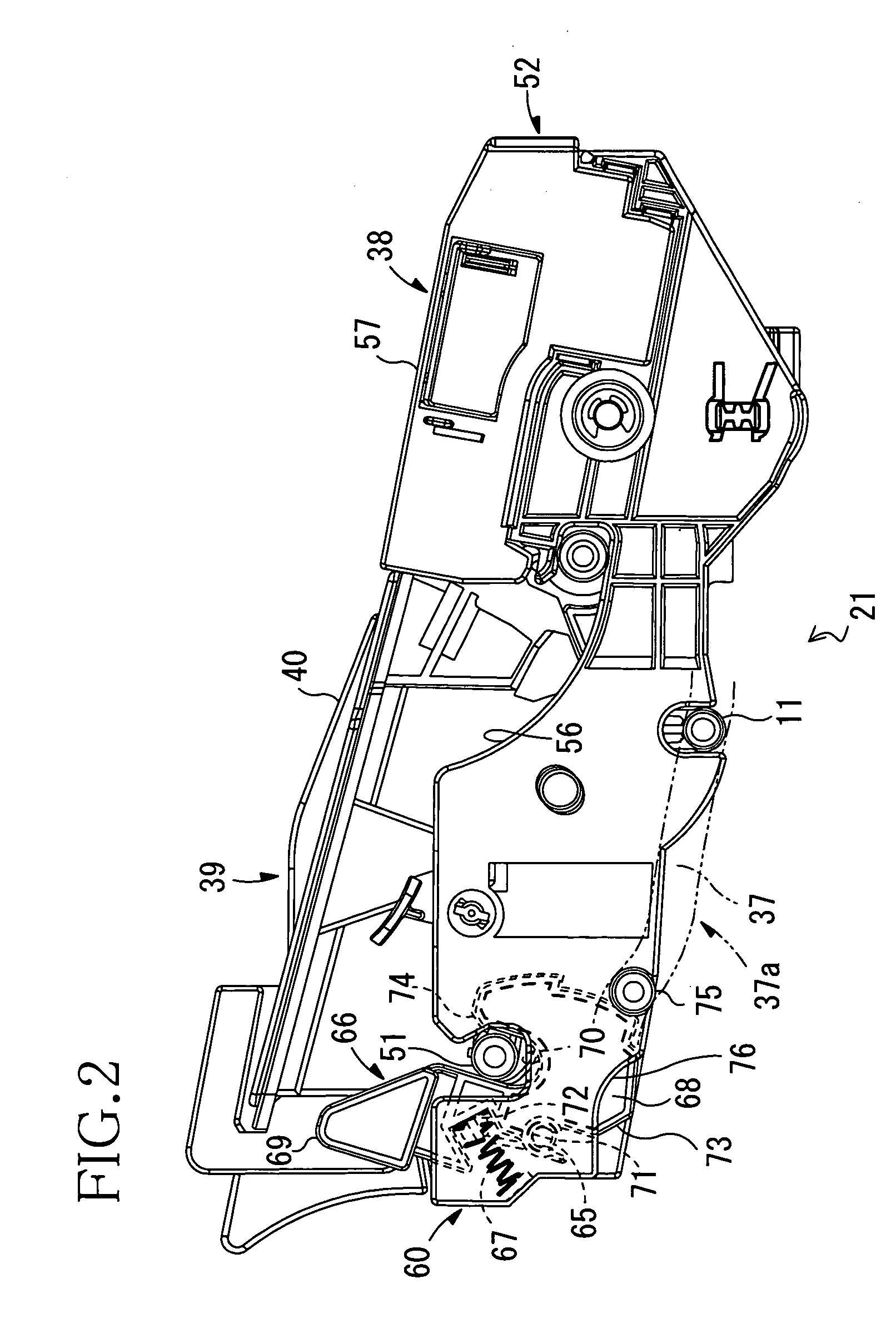 Developing cartridge, photosensitive member cartridge, process unit, and image forming apparatus