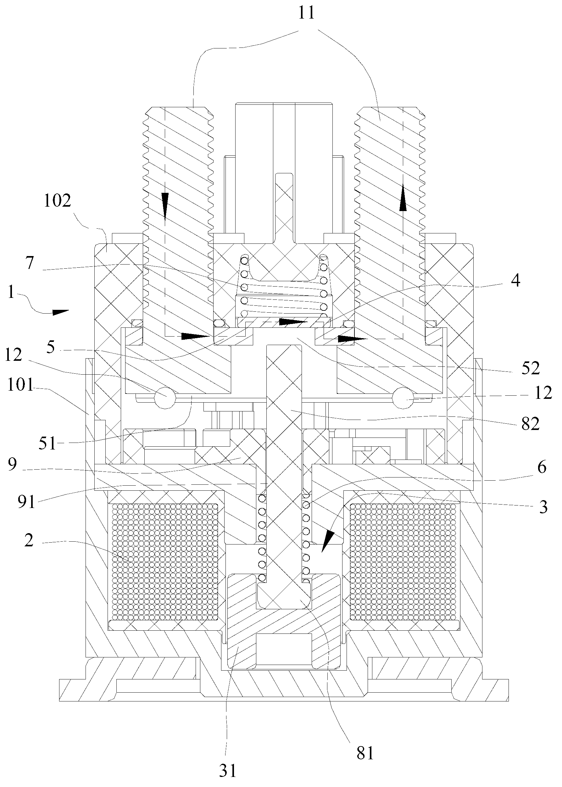 Method for inhibiting peak starting current of start-stop motor, relay and start-stop motor