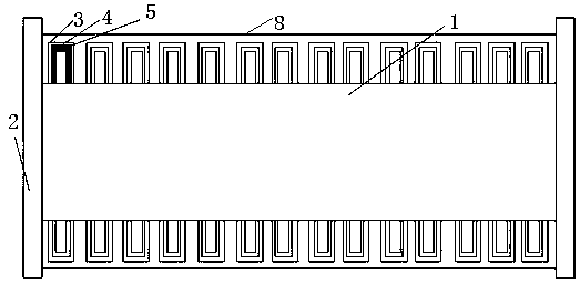 A method of manufacturing corrugated metal hose with shock-absorbing function