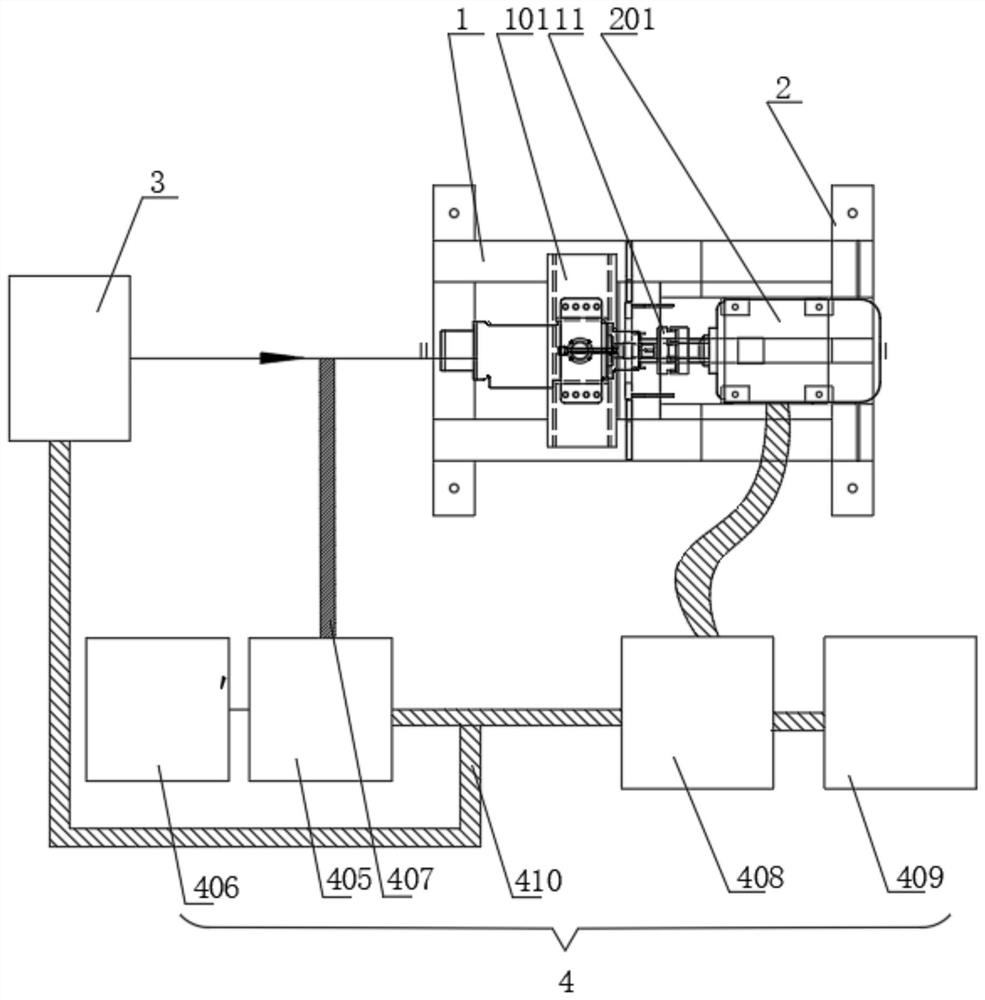 Testbed suitable for reliability test of lubricating oil pump of gas turbine and test method