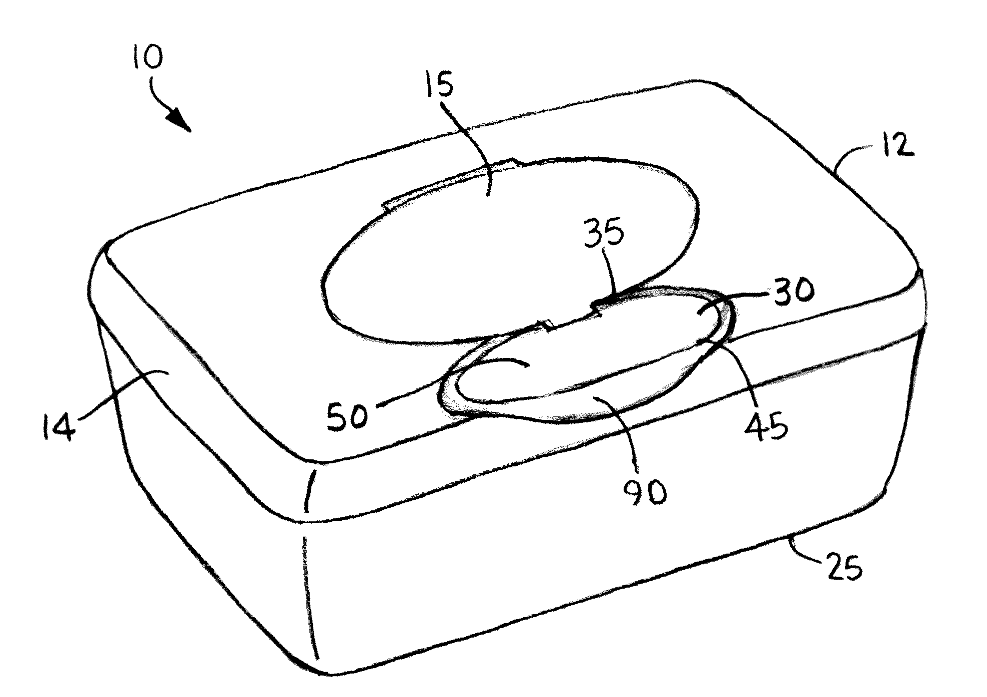 Dispenser for Personal Care Products With a Wide Lid-Activation Button