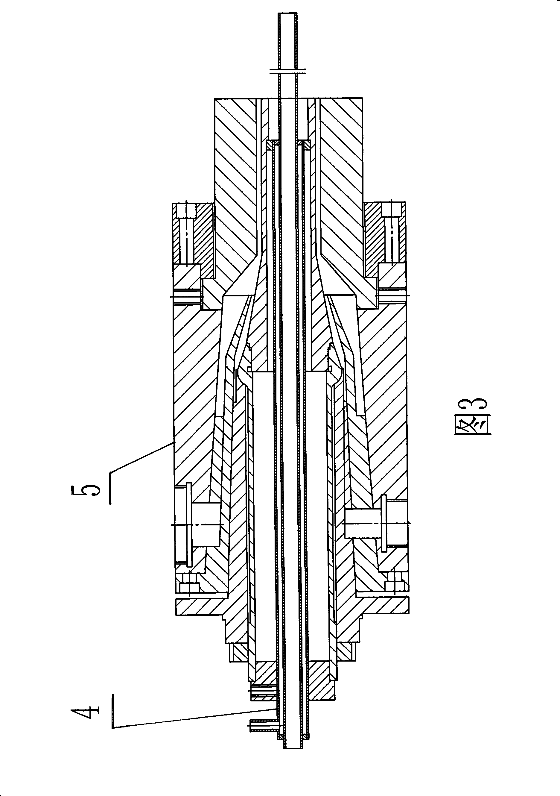 Pipe compound optical fiber cable processing technique