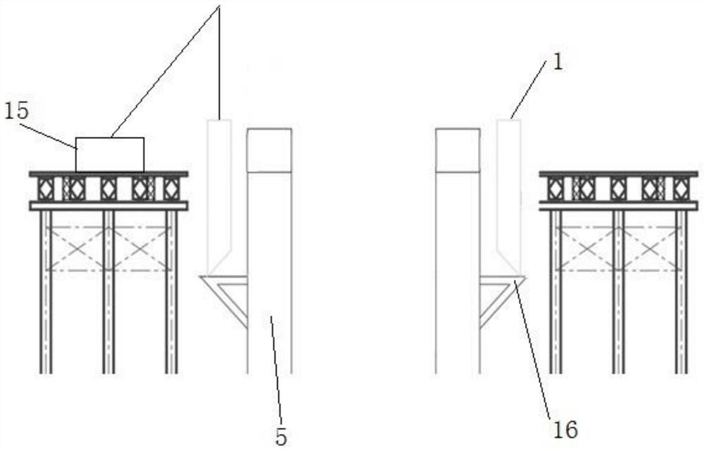 Double-wall steel cofferdam construction method