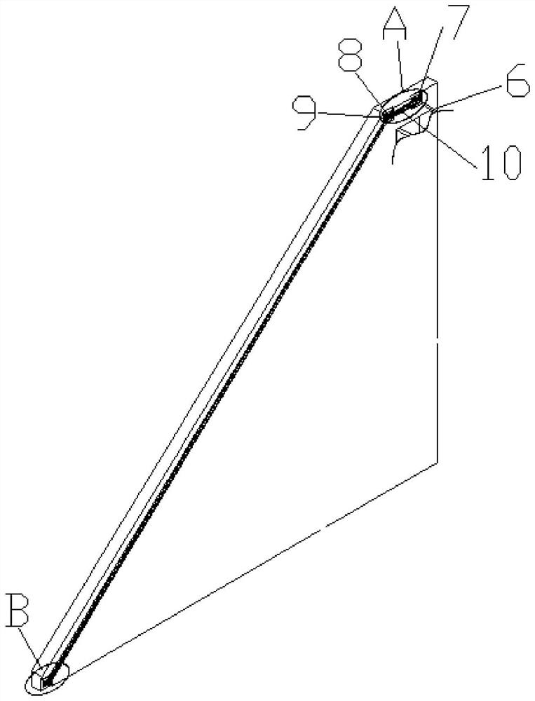 Automatic multi-section cleaning device capable of rotating up and down for diversion canal and treatment method