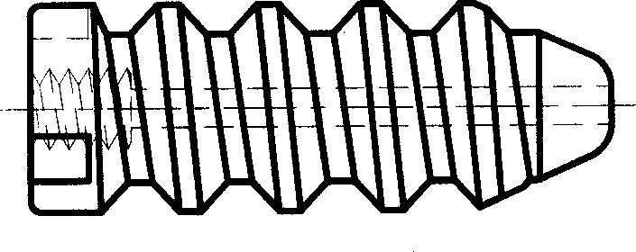 Biological extrusion screw and method for making same