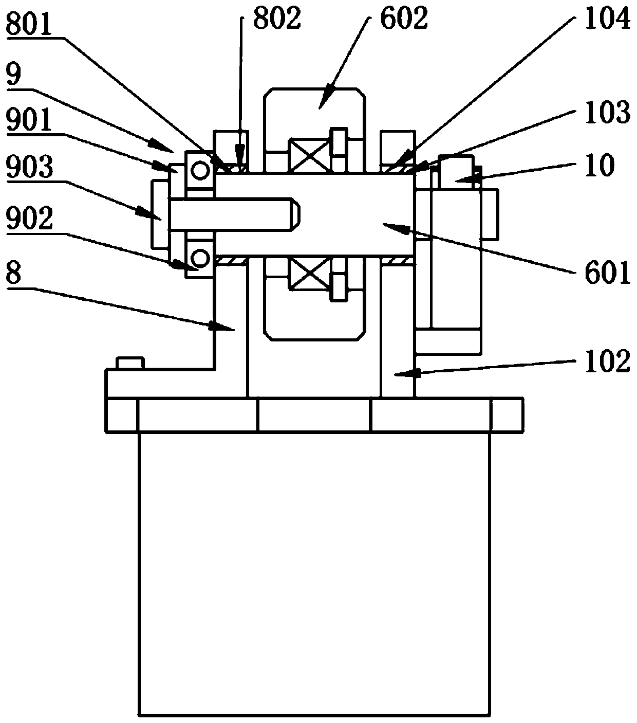 A single-cylinder telescopic boom length sensing device