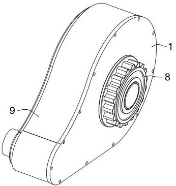 Cooling water circulating pump for storage battery of new energy automobile