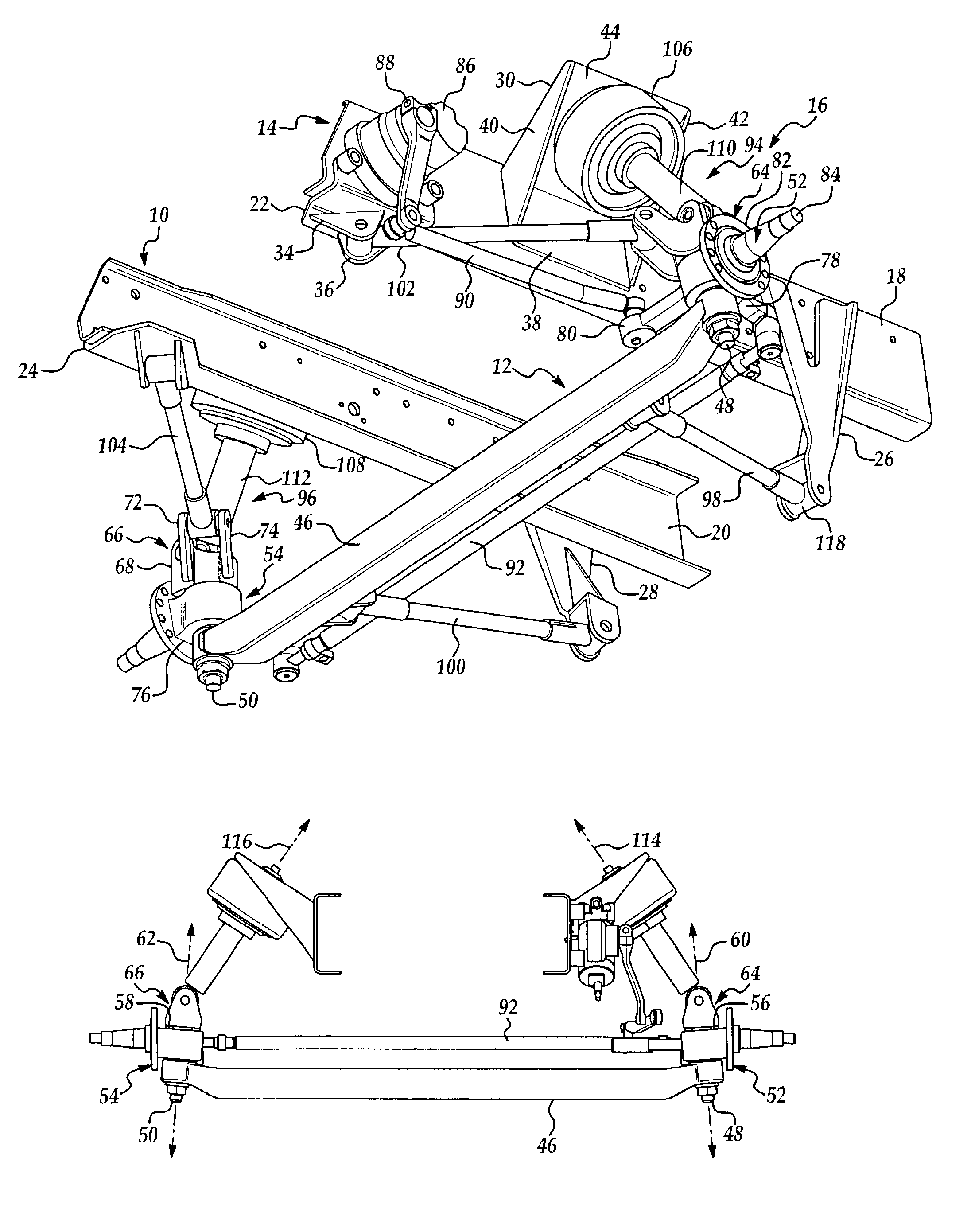 Front suspension