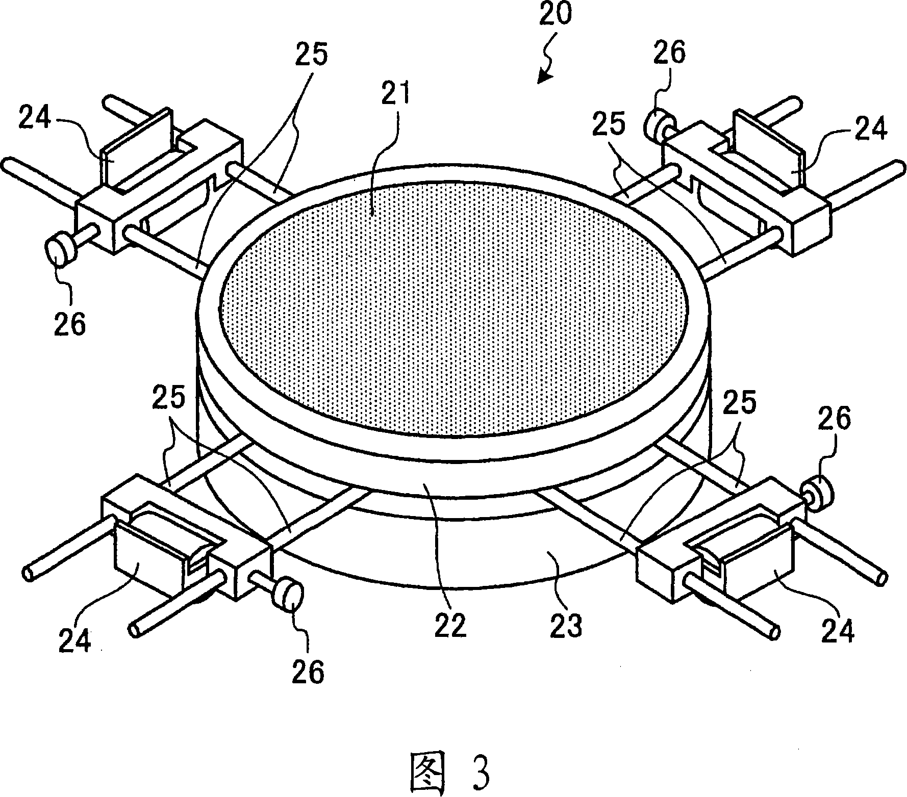 Processing device and suction plate bench