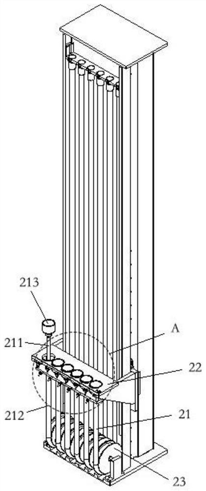 Coating and curing production line and coating and curing method thereof