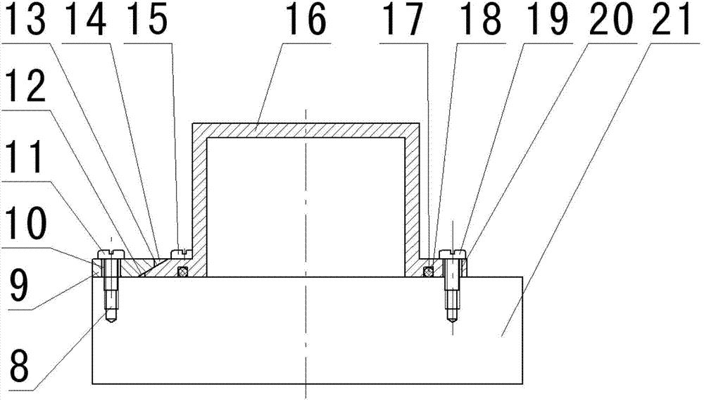 A sealing device for a photoelectric instrument for rapid positioning and installation on a vehicle