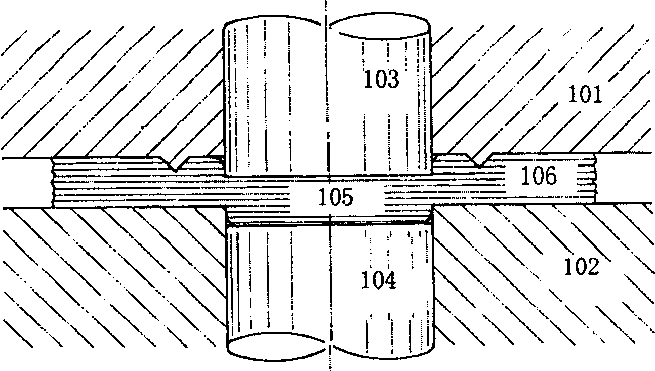 Fine blanking method and device