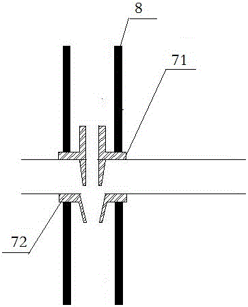 Concrete preassembled road high in rupture strength