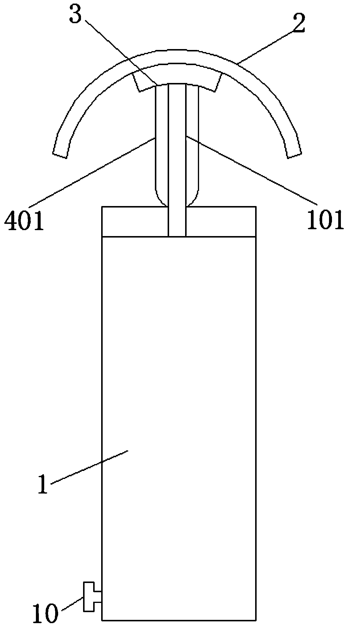 Biological research auxiliary device for catching insects and screening size of wings