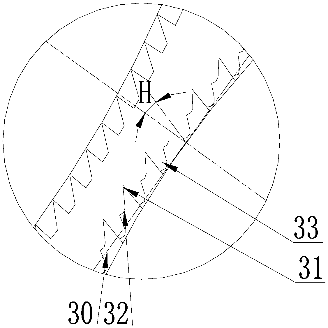 Oscillating opening fiber carding method