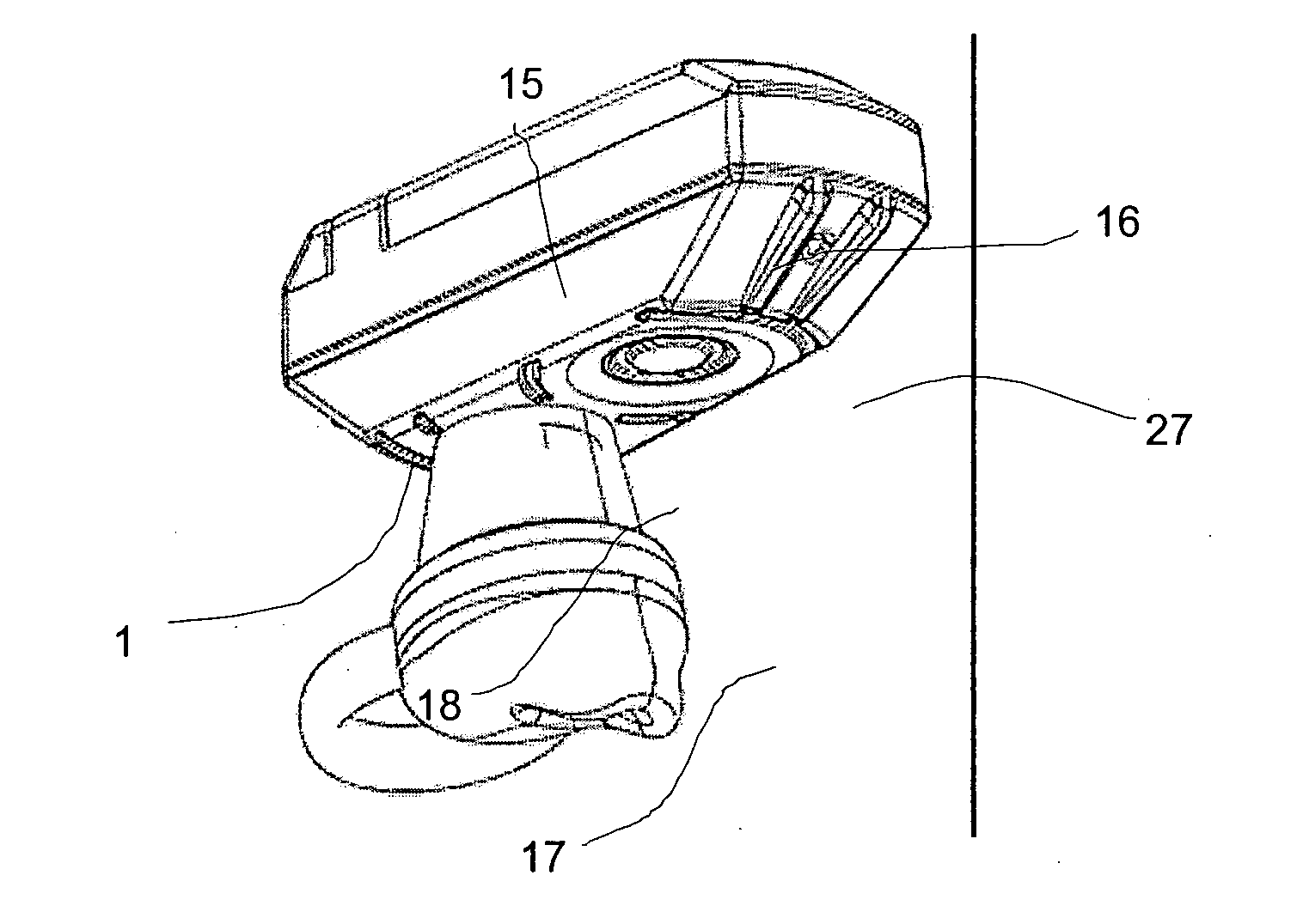 Earphone device with ear canal protrusion