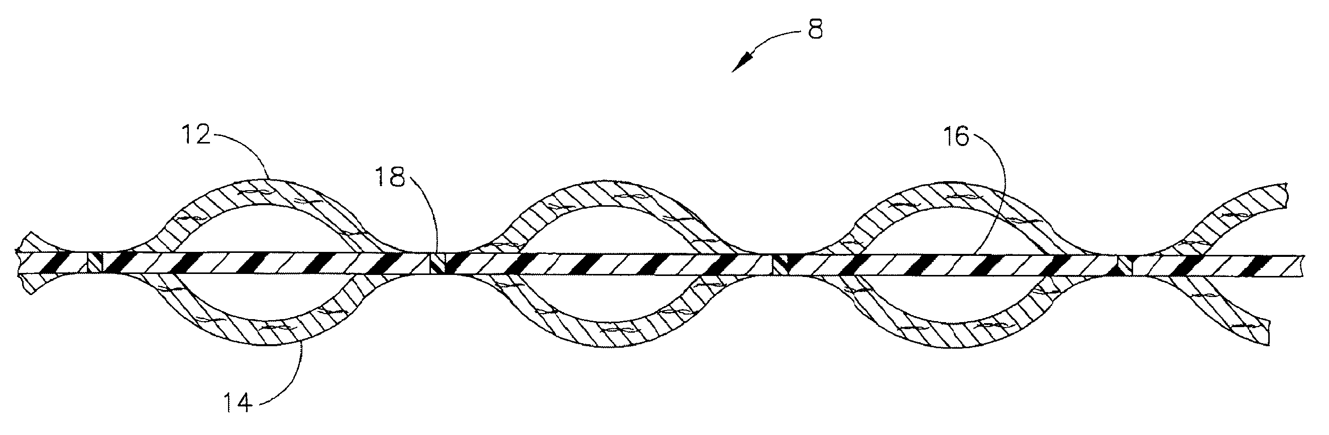 Elastic laminate and method of making