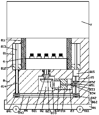 Medical equipment applied to gynecology department and use method thereof