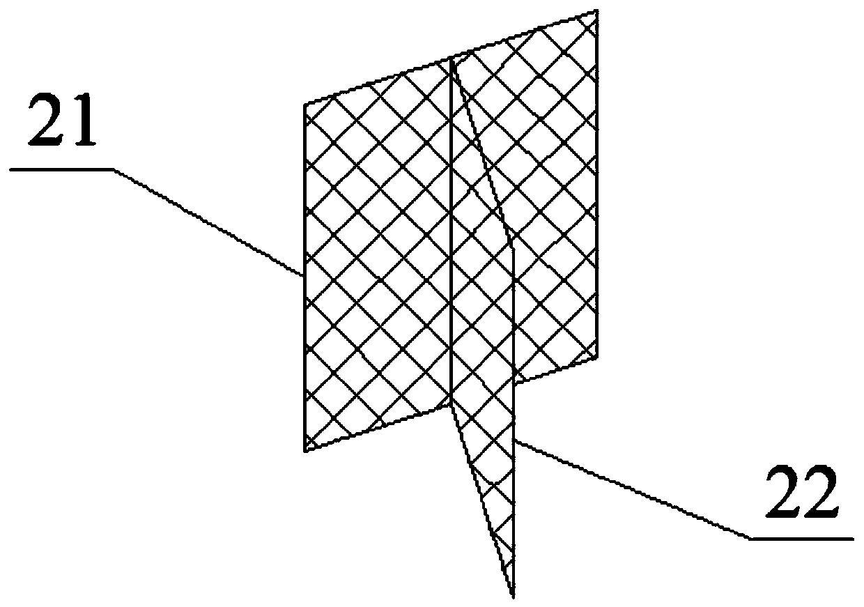 A kind of mesentery supporting device and supporting method