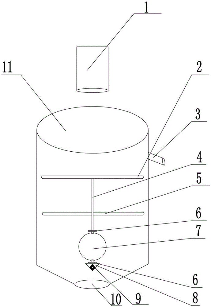 Liquid level measuring device for flotation pulp