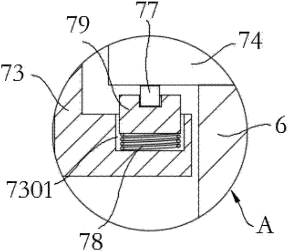 Equipment convenient for cleaning droppings channel for artificial rabbit breeding