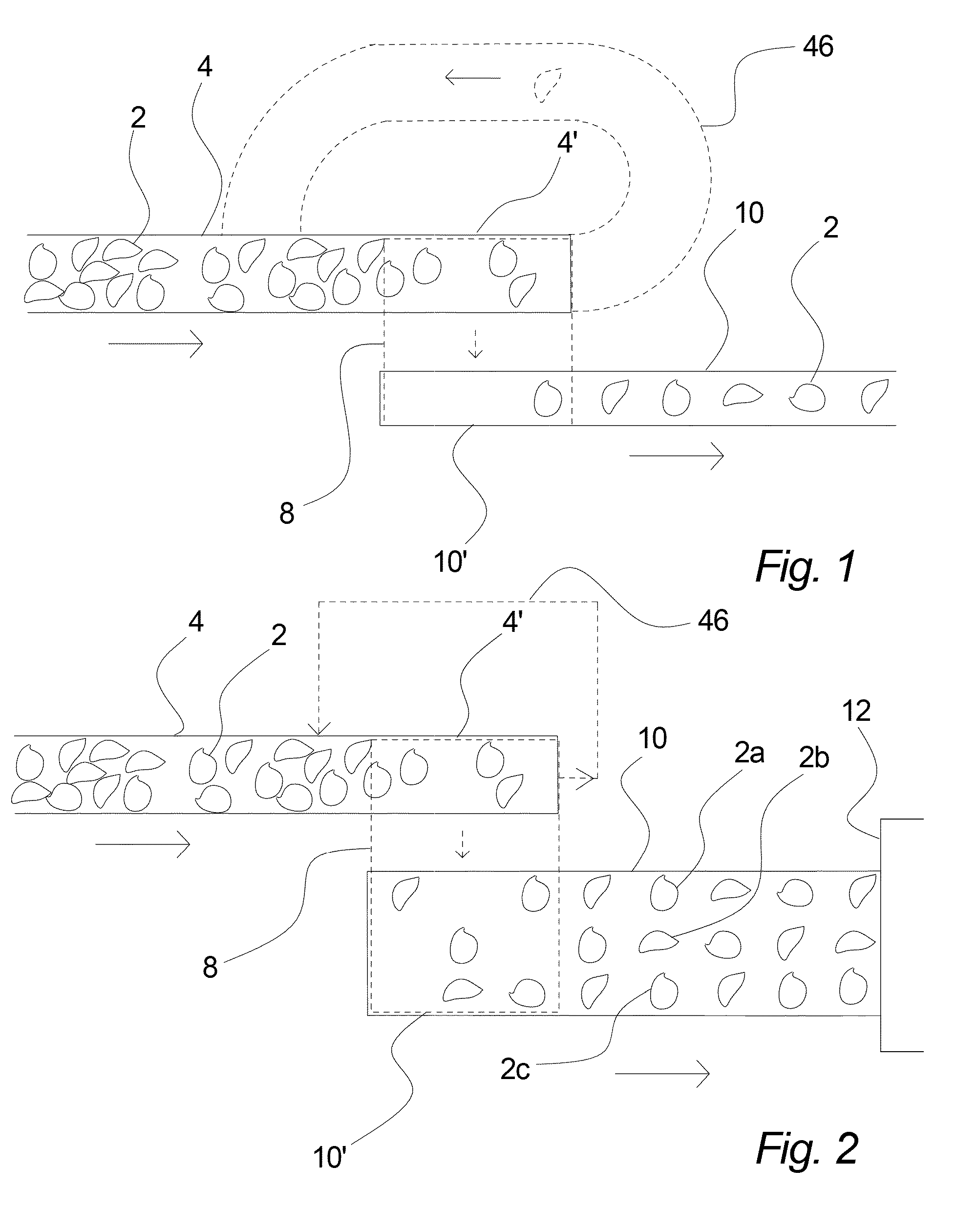 Method and a system for transferring of items