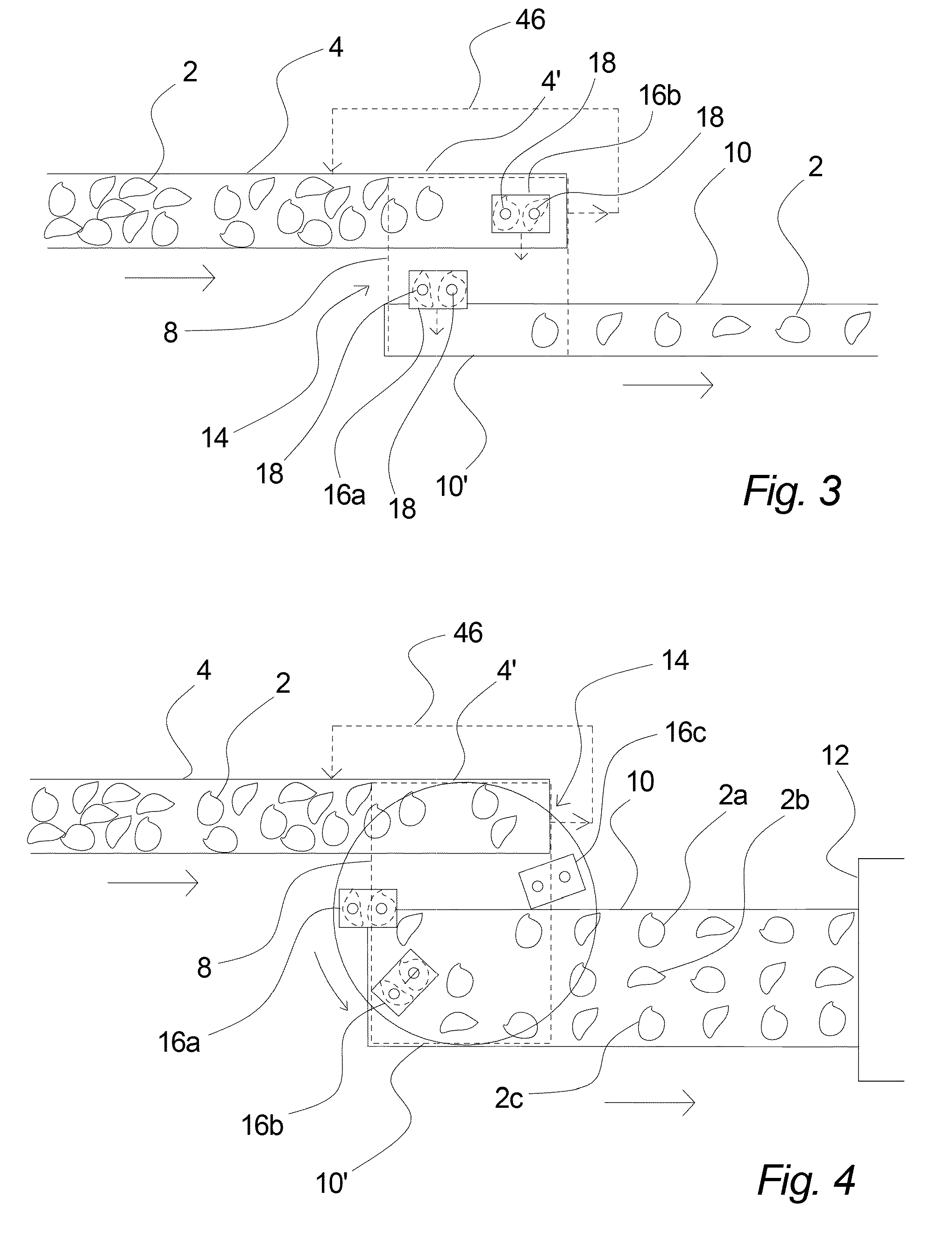 Method and a system for transferring of items