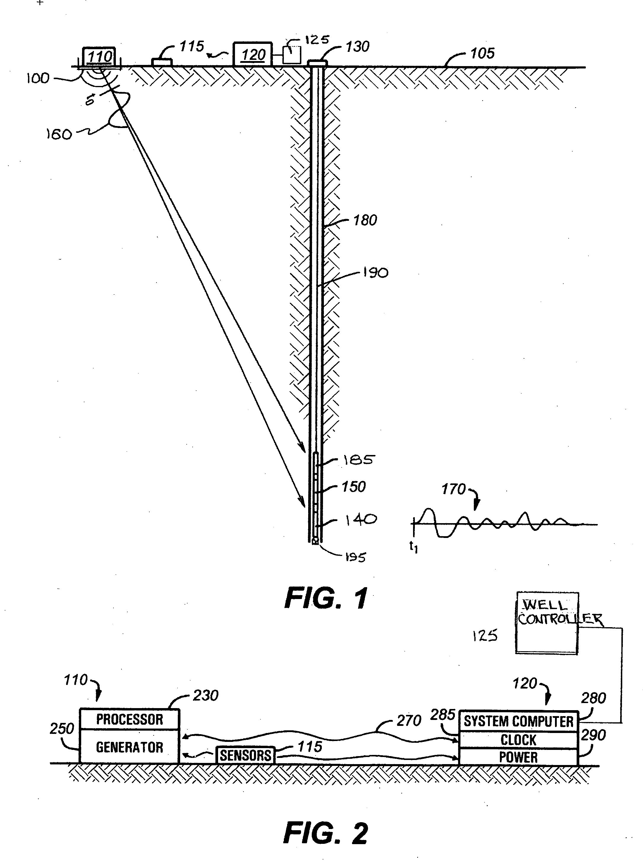 Vertical seismic profiling method utilizing seismic communication and synchronization