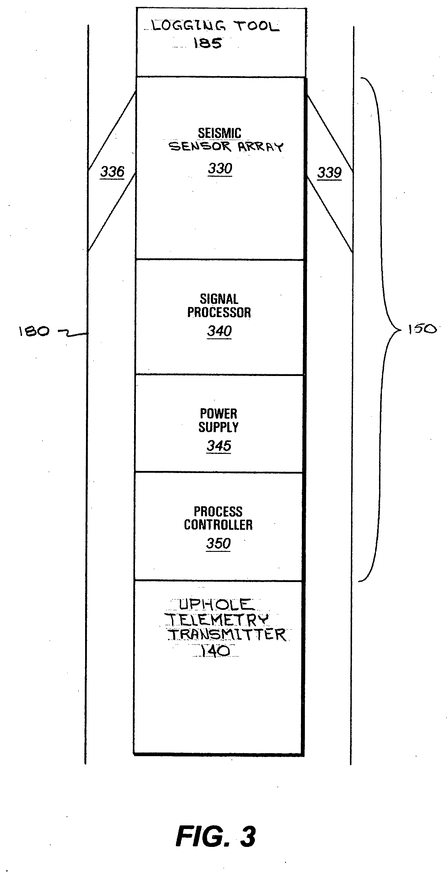 Vertical seismic profiling method utilizing seismic communication and synchronization