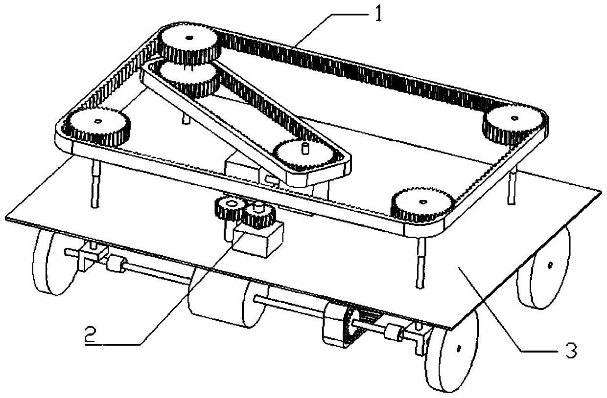 Omni-directional movable platform for automatic transportation and application thereof