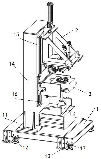 Adhesive dispensing and packaging device for automobile integrated circuit chip