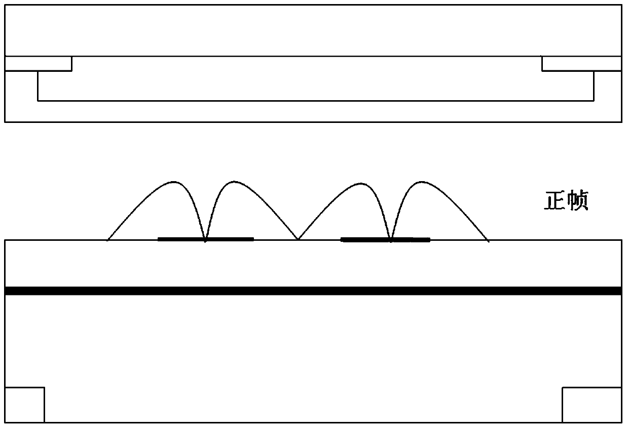 Display device for thin film transistor and display device having same