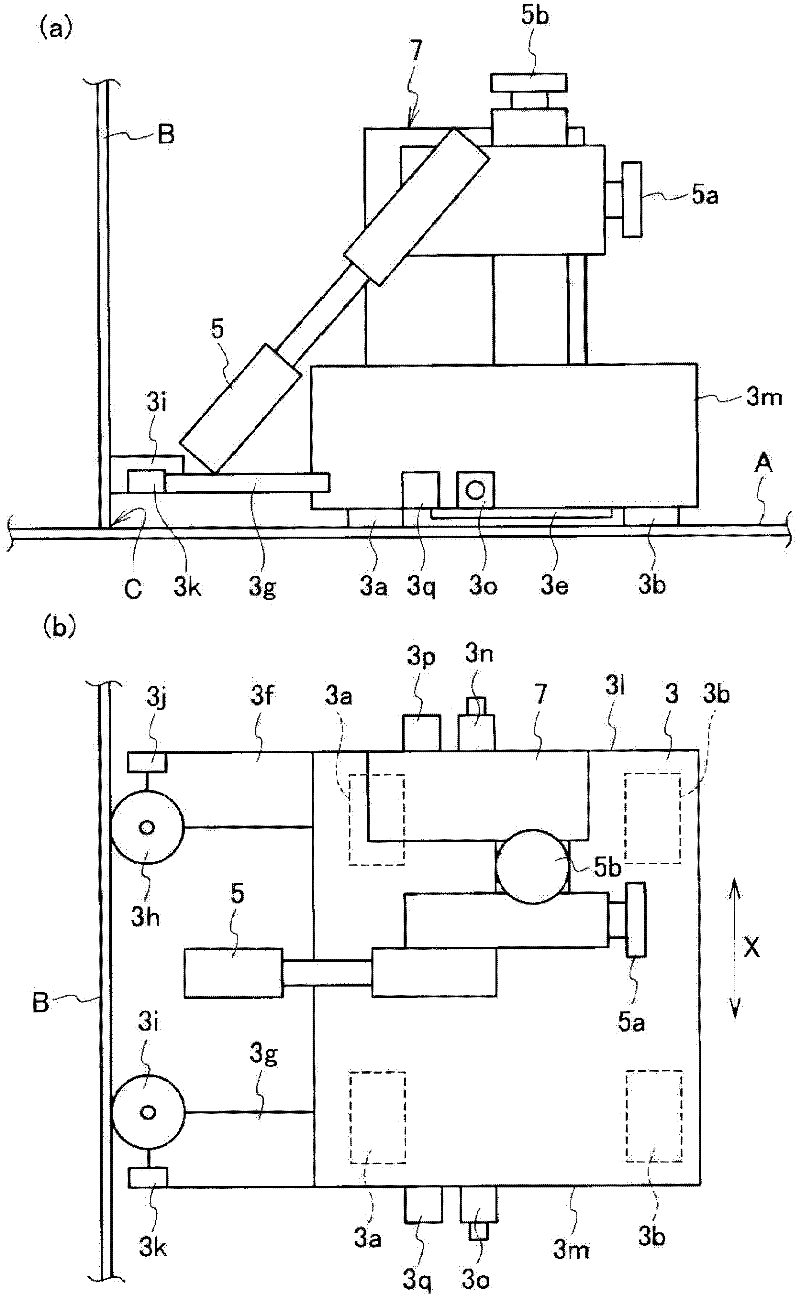 Automatic fillet welding device and automatic fillet welding method