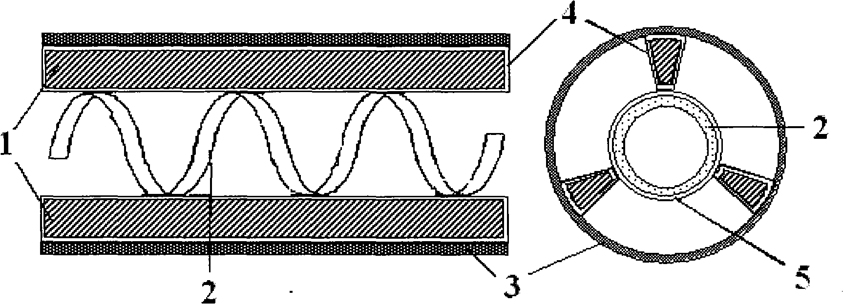 Helix TWT slow wave component and production method