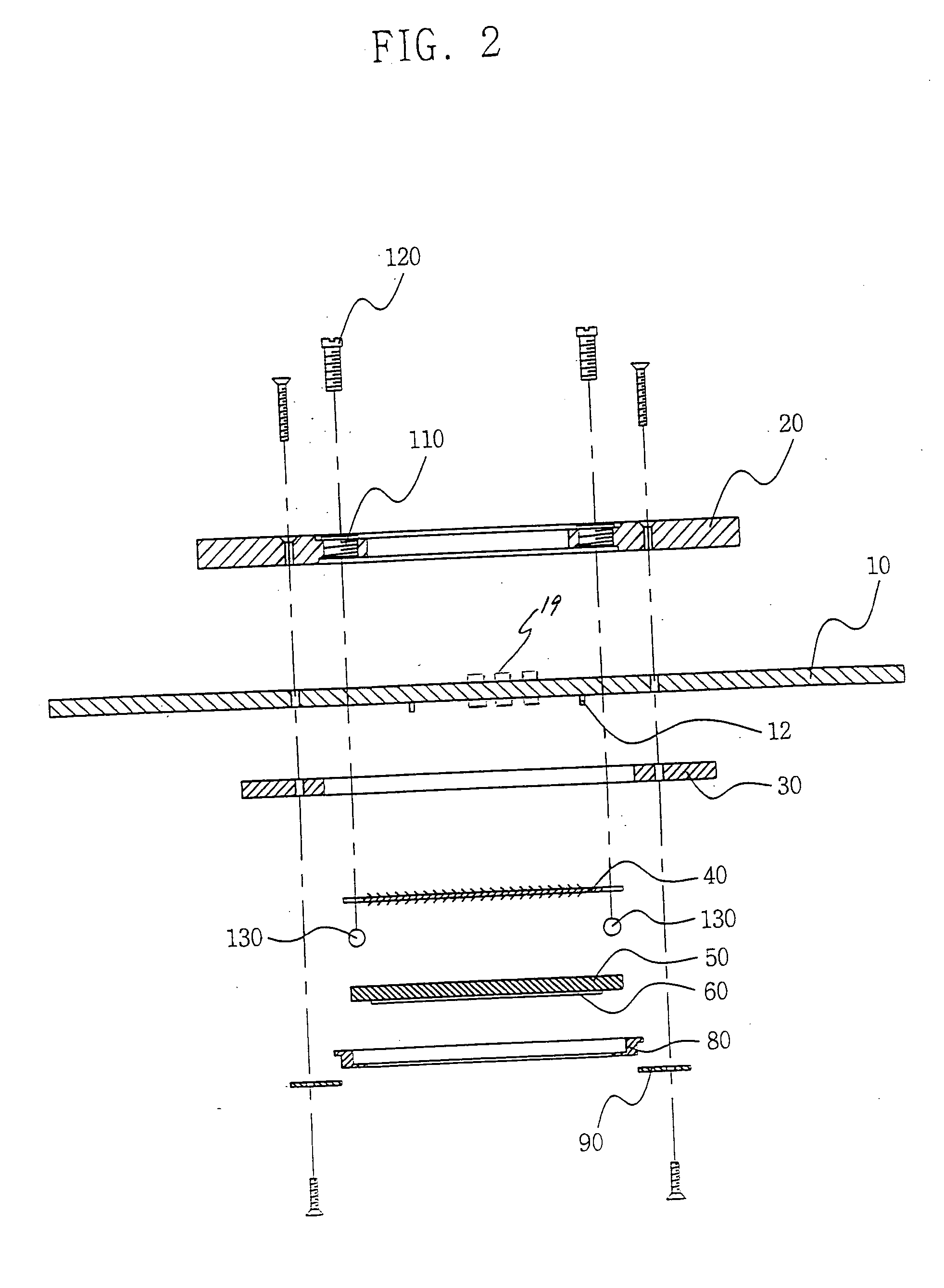 Probe card for testing semiconductor device