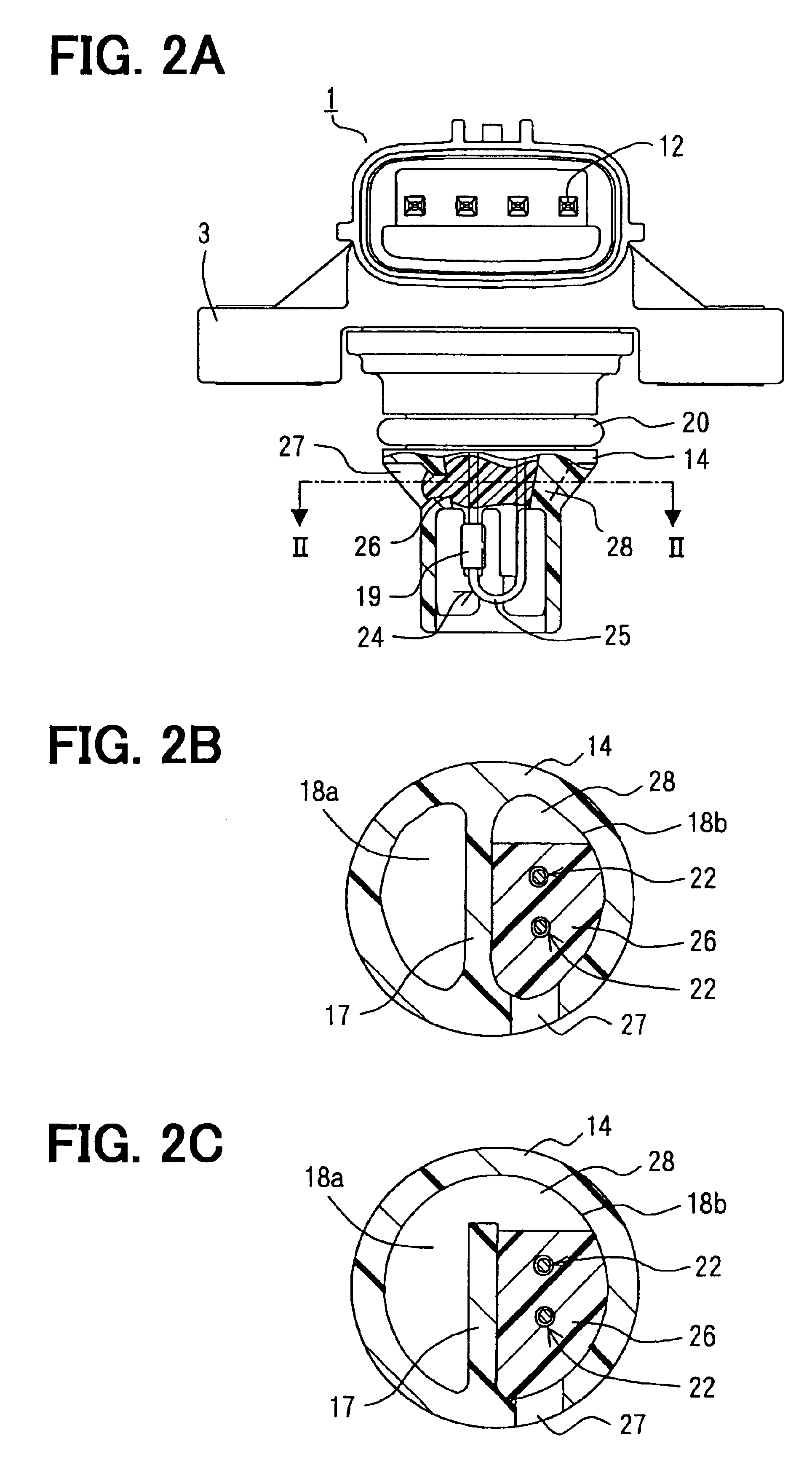 Pressure sensor device having temperature sensor