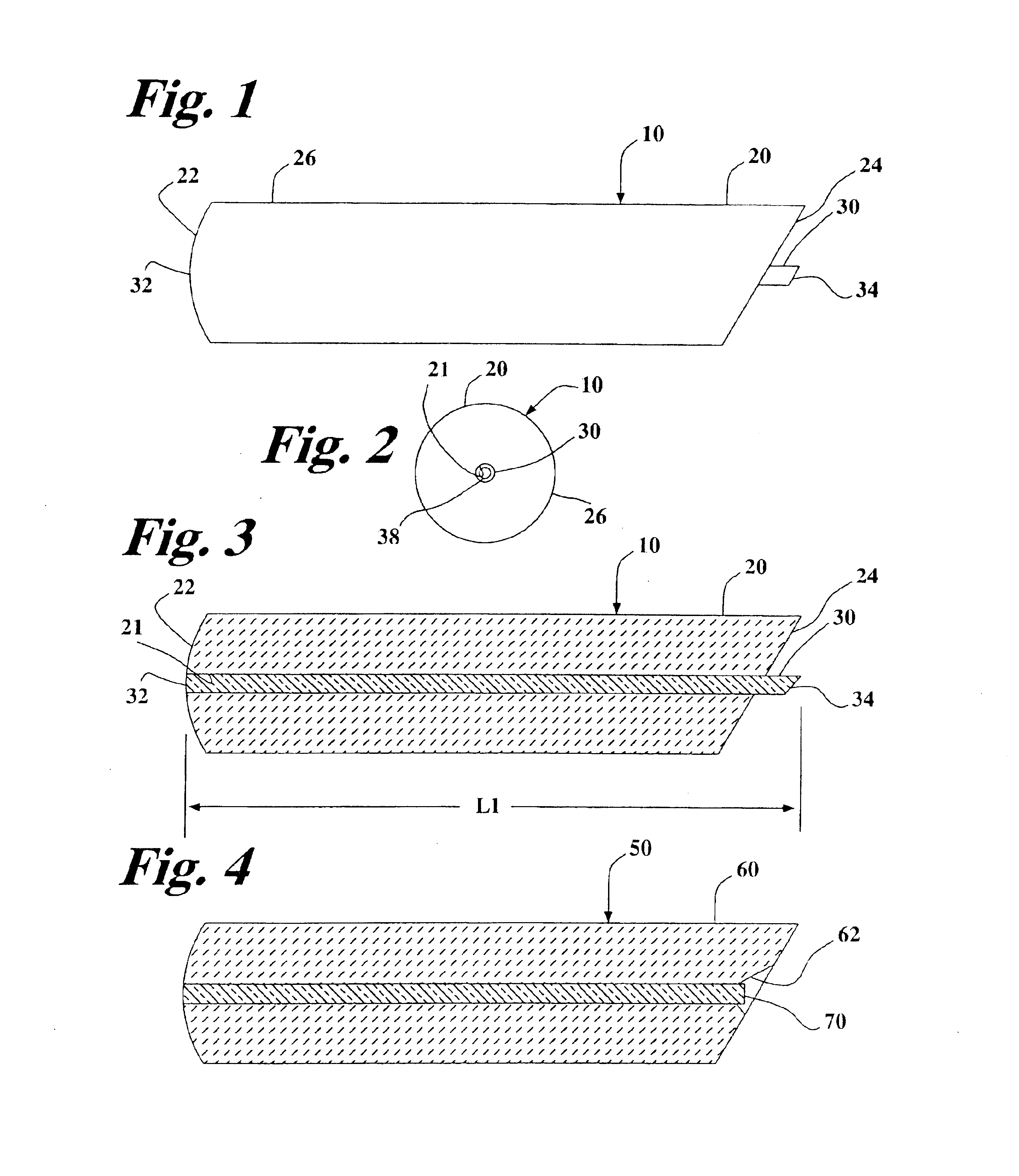 Stub having an optical fiber