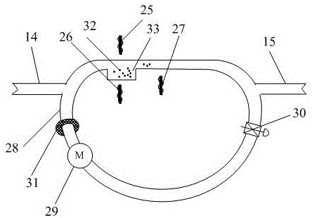 Microfluidic-based magnetic bead separation device and method