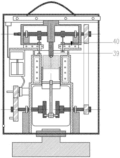 Internal combustion engine principle sound and light teaching demonstration system