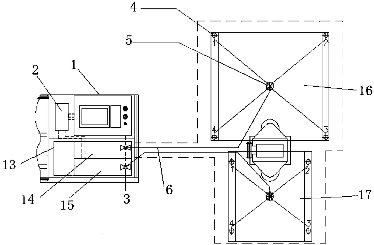 Hydraulic jacking mechanism for liquid weighing container