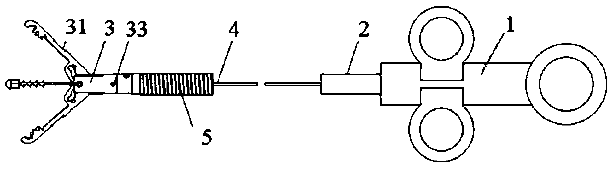 Chute type multi-arm clamp