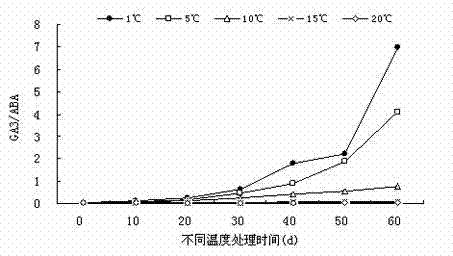 Method for releasing Tongling peony seed epicotyl dormancy