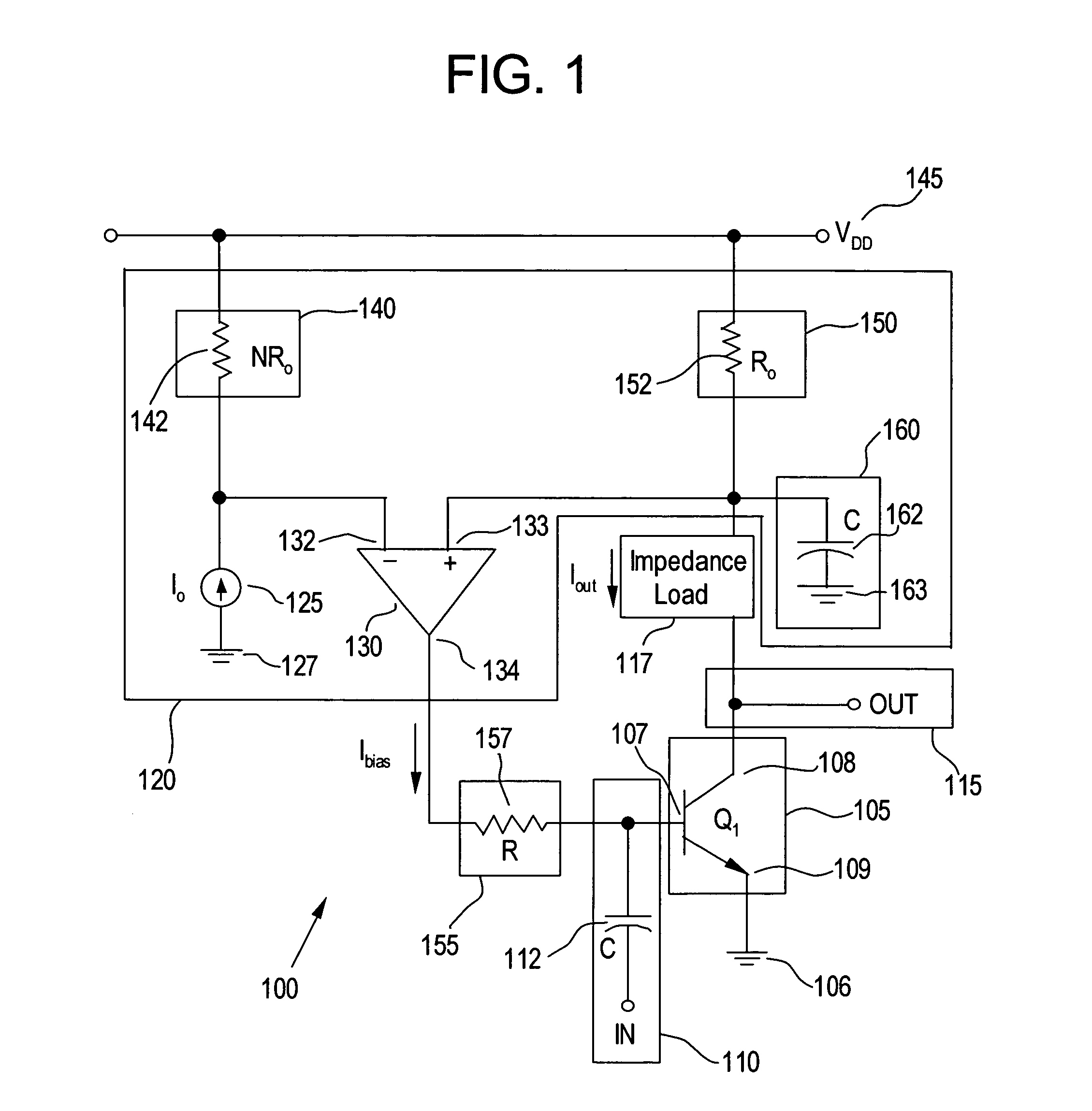 Active bias circuit for low-noise amplifiers